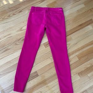 Halloween Barbie Current/Elliott Skinny 80’s costume party hot pink size 27